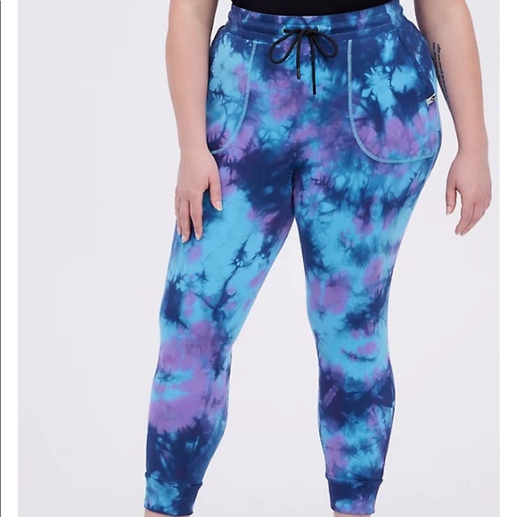 TORRID Fleece Tie Dye Joggers - Picture 2 of 8